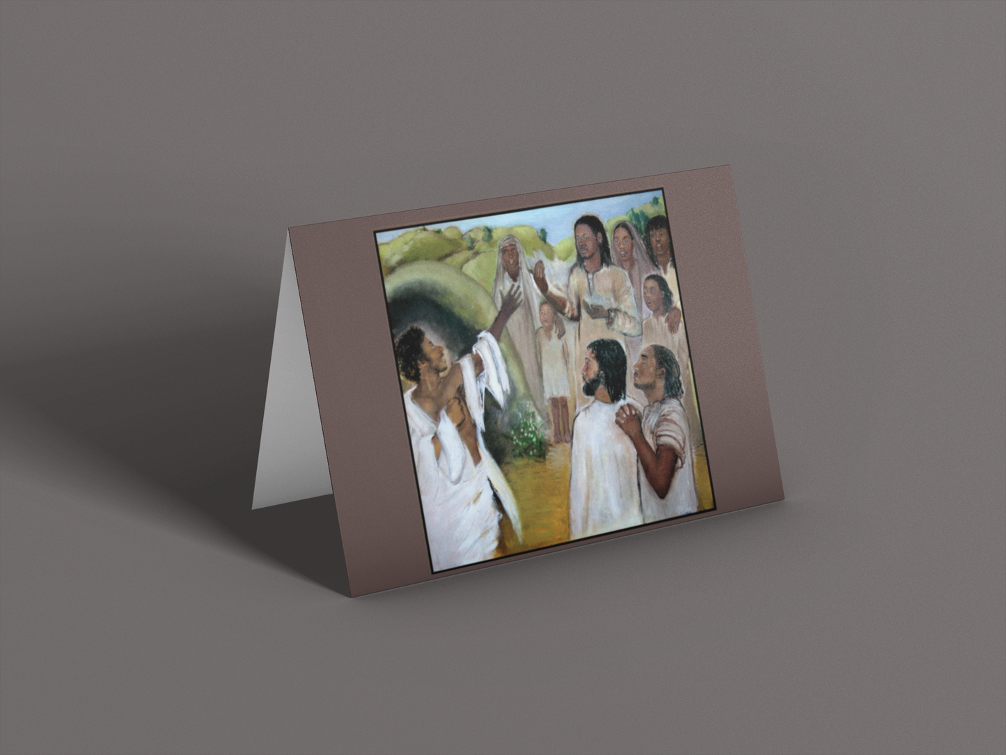 The Raising of Lazarus Greeting Card