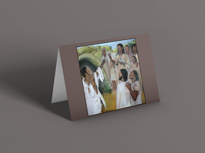 The Raising of Lazarus Greeting Card